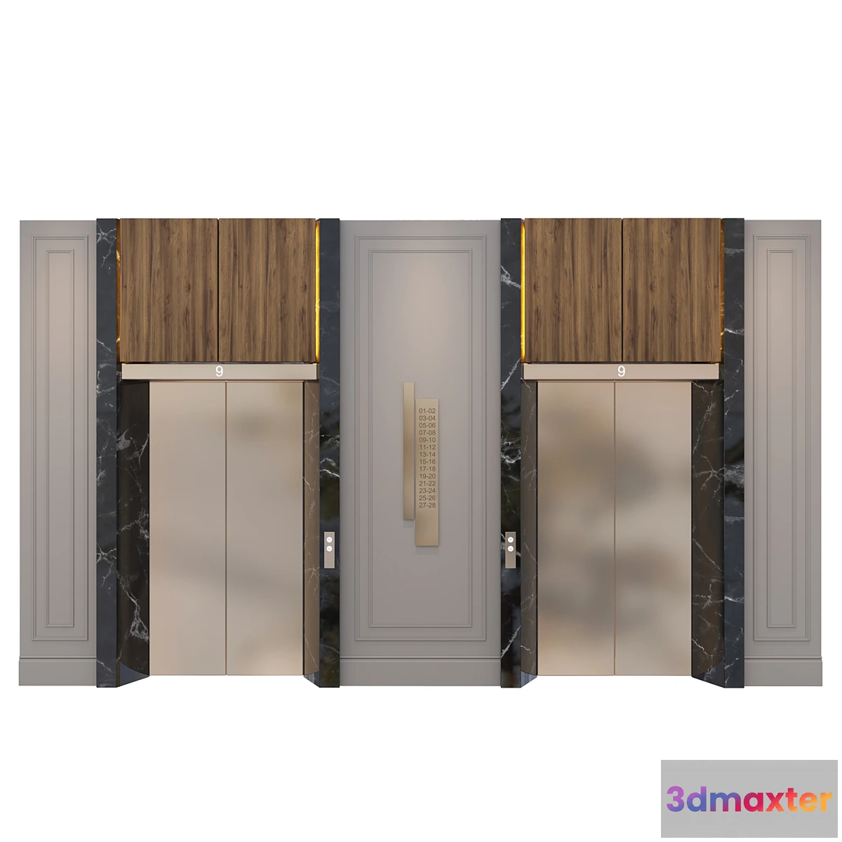 1300097 - Elevator 4 3D Max