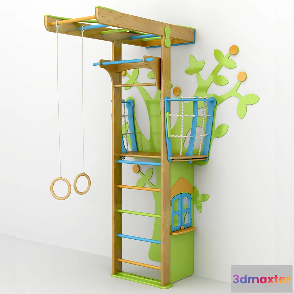 1303950 - Om Orange Tree with House 3D Max