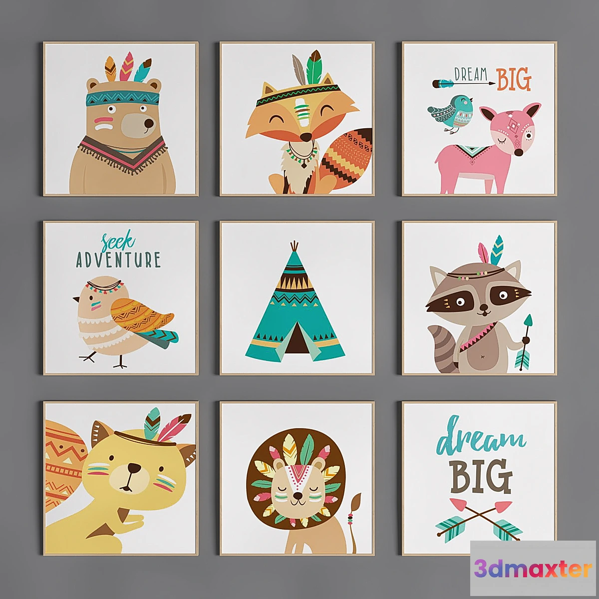 1306073 - Kids Canvas Art Prints_12 - No.2 3D Max