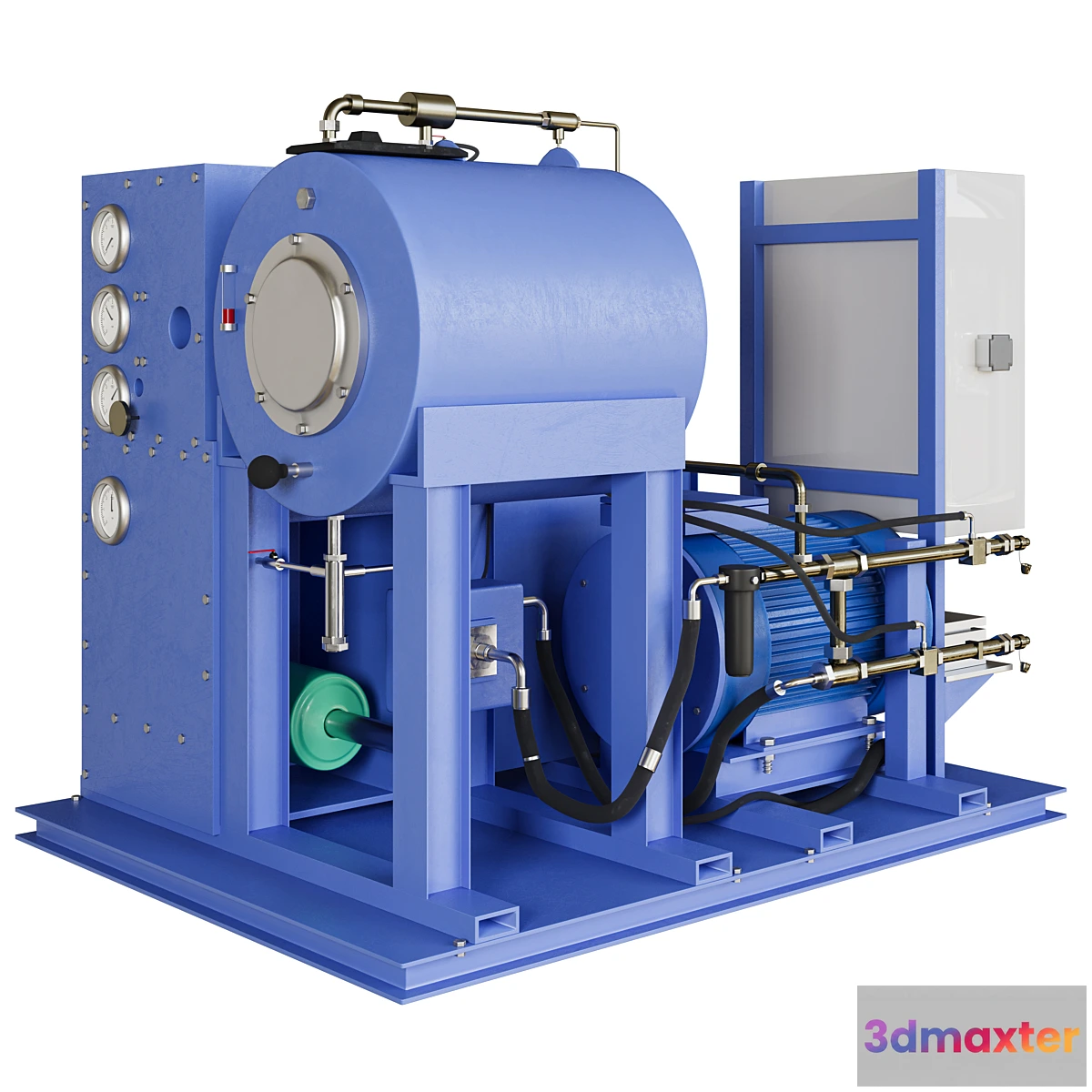 1306565 - Hydraulic pumping station SNG.100.80.30.003.000 3D Max