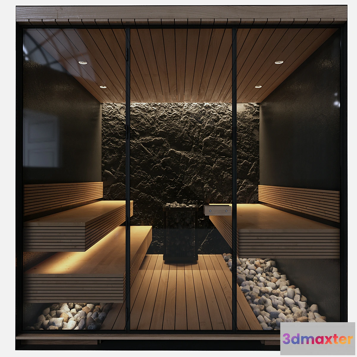 1307793 - Home sauna - No.2 3D Max