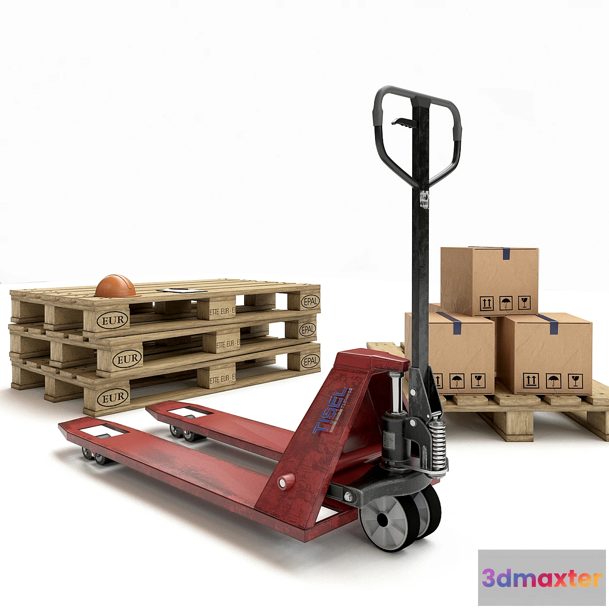 1310042 - Hydraulic trolley (shovel) 3D Max