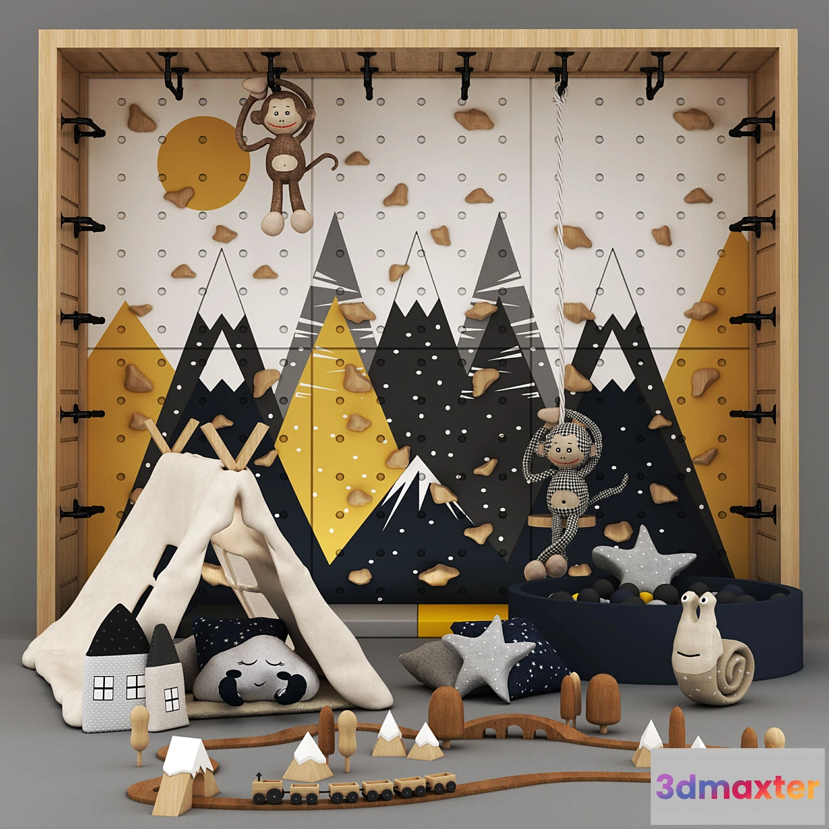 1312769 - toys and furniture set 3D Max