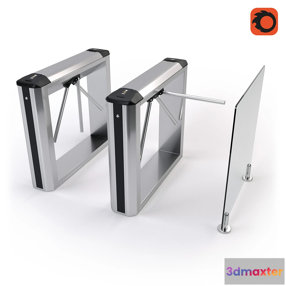 1313567 - Pedestal turnstile tripod PERCo TBC01.1A 3D Max