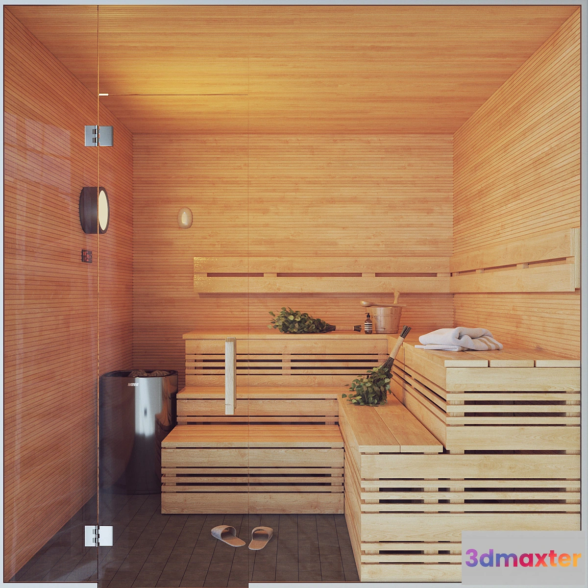 1314029 - Finnish Sauna 3 3D Max