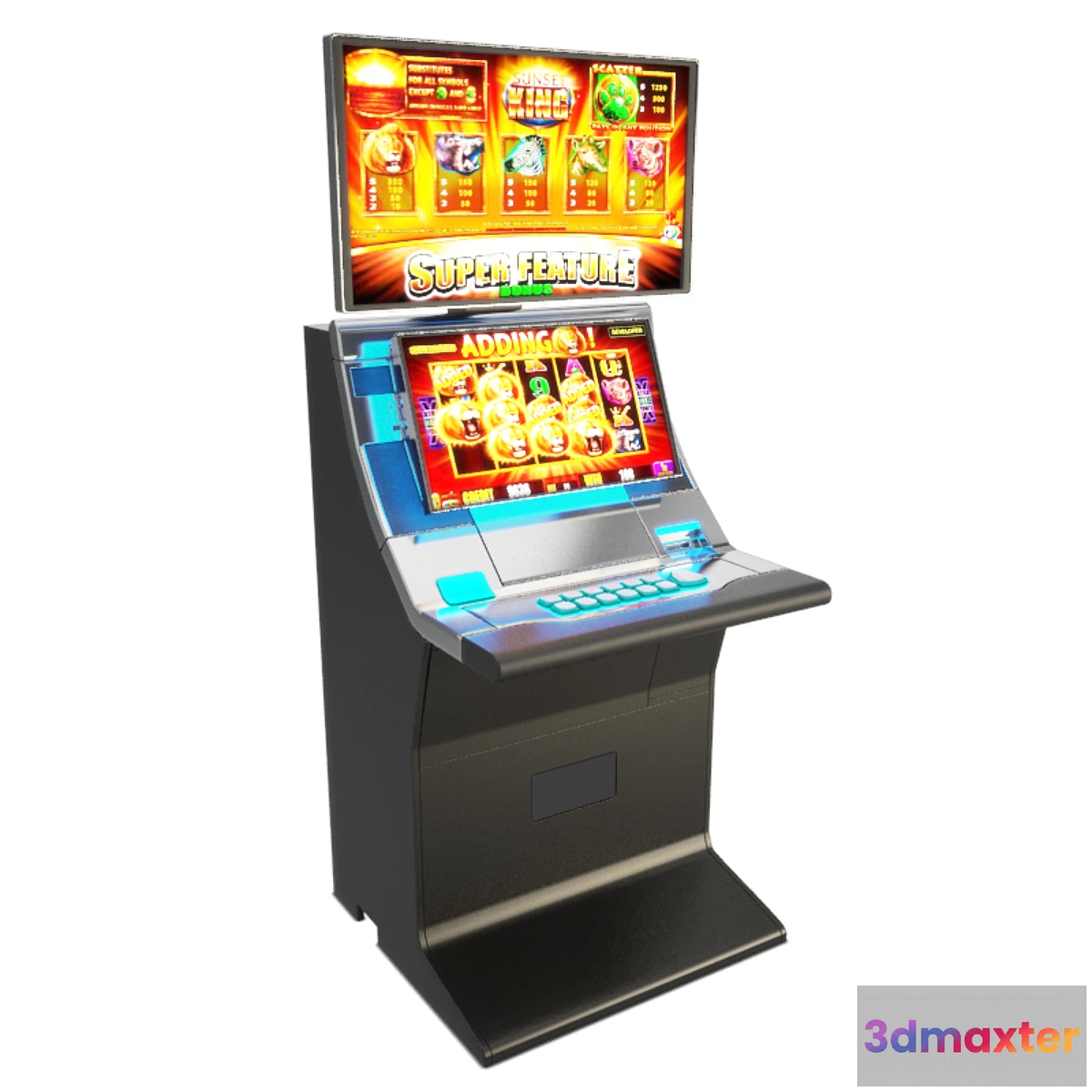 1316128 - Slot Machine Helix Super Screen 3D Max