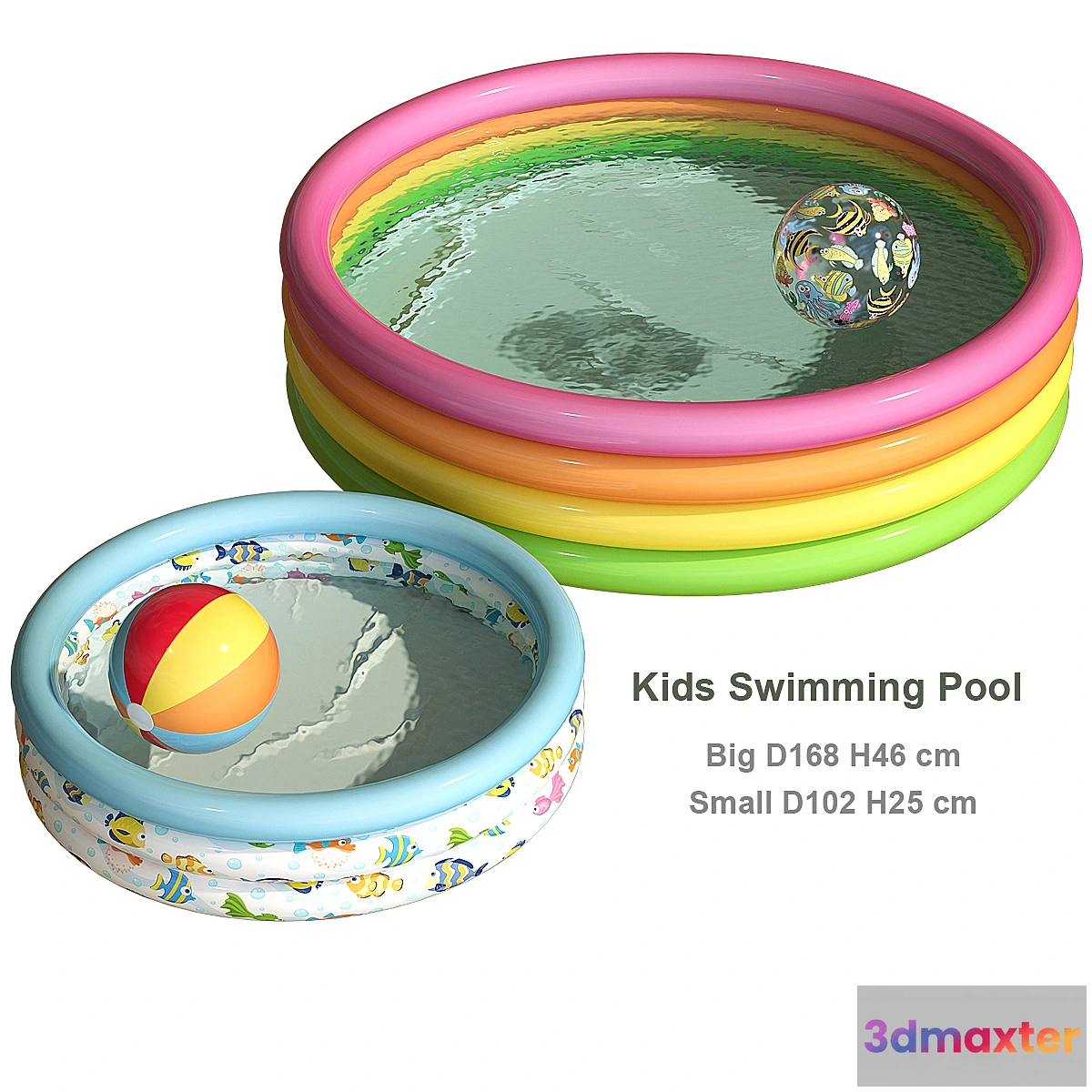 1316182 - Inflatable children’s pool 3D Max