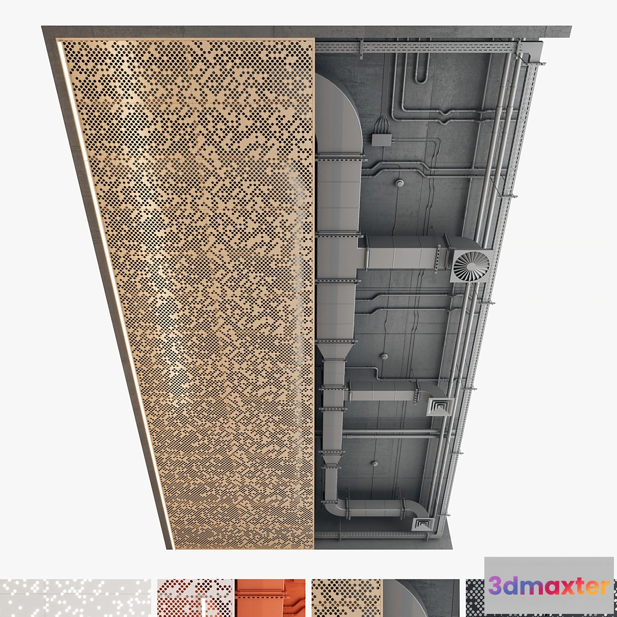 1317066 - Decorative Ceiling set 03 3D Max