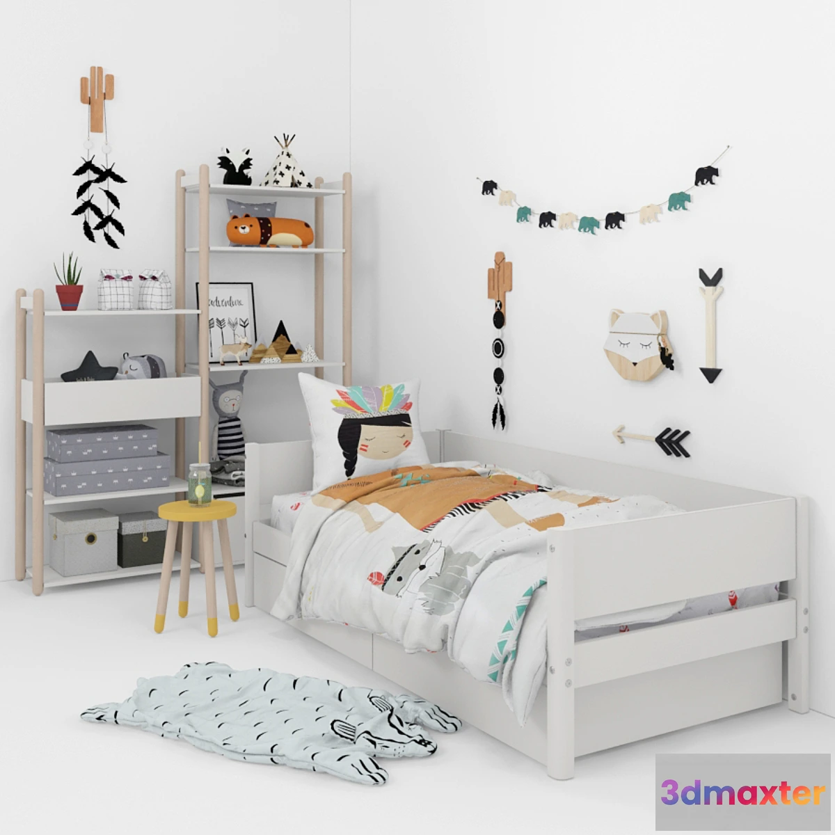 1321985 - Children’s furniture and accessories 32 (Padding) 3D Max