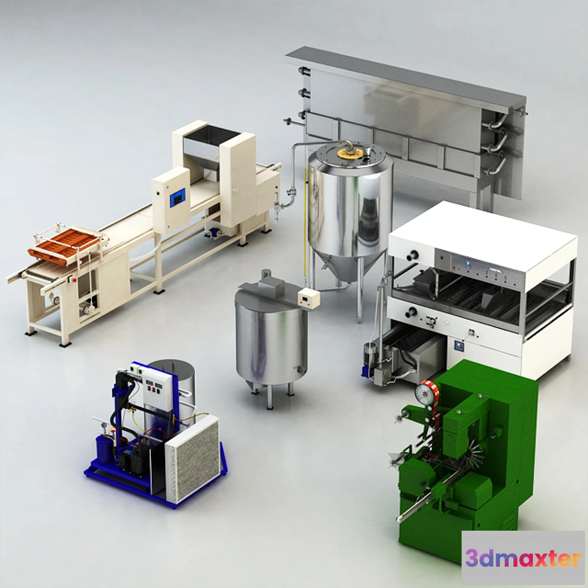 1322113 - Equipment for the grocery shop 3D Max