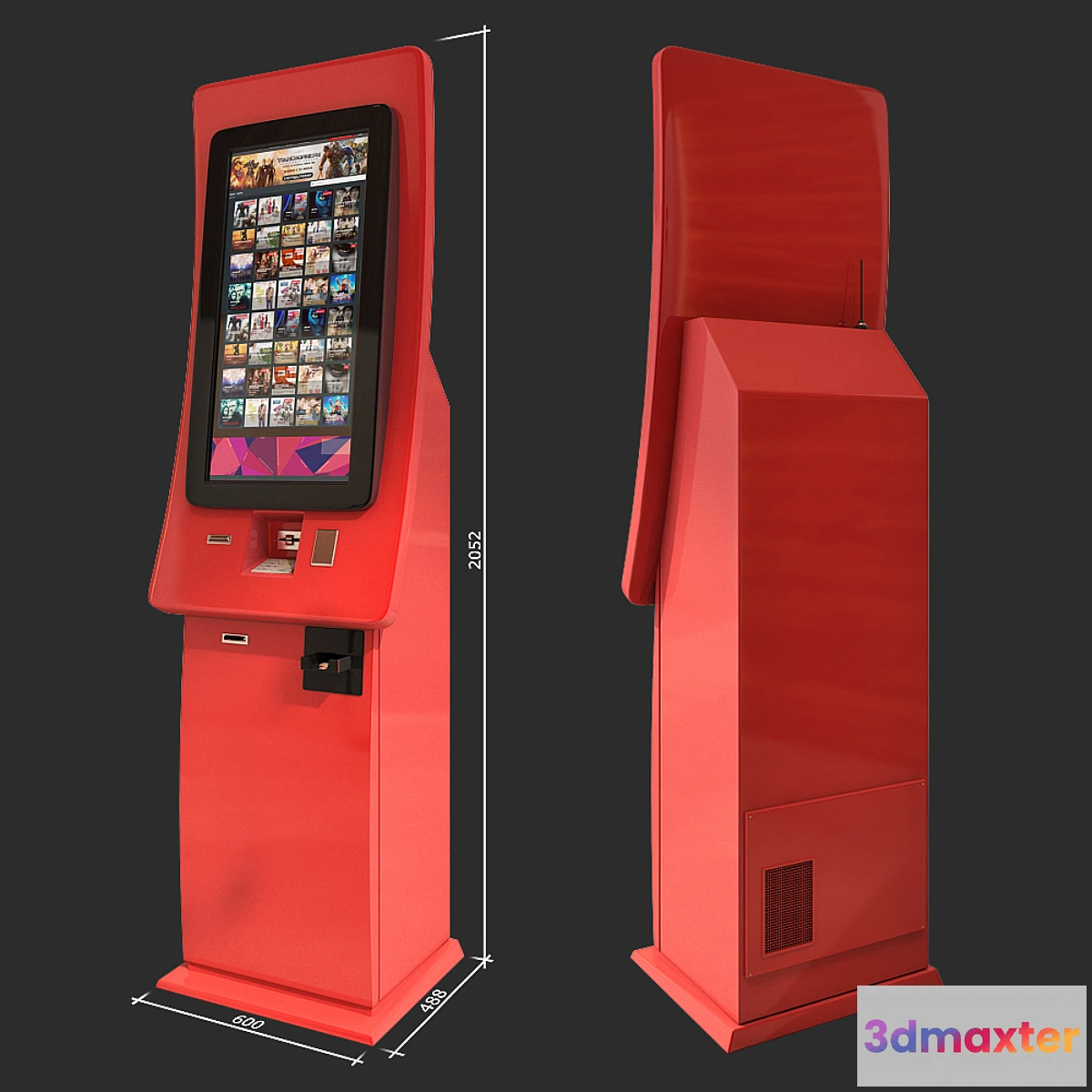 1322671 - Vending machine for movie tickets - No.2 3D Max