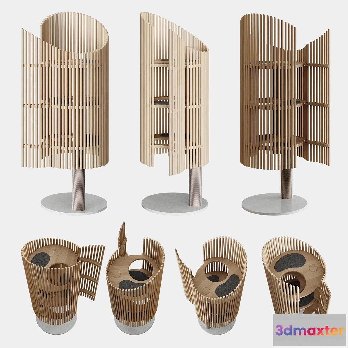 1322996 - Neko Cat Tree 3D Max