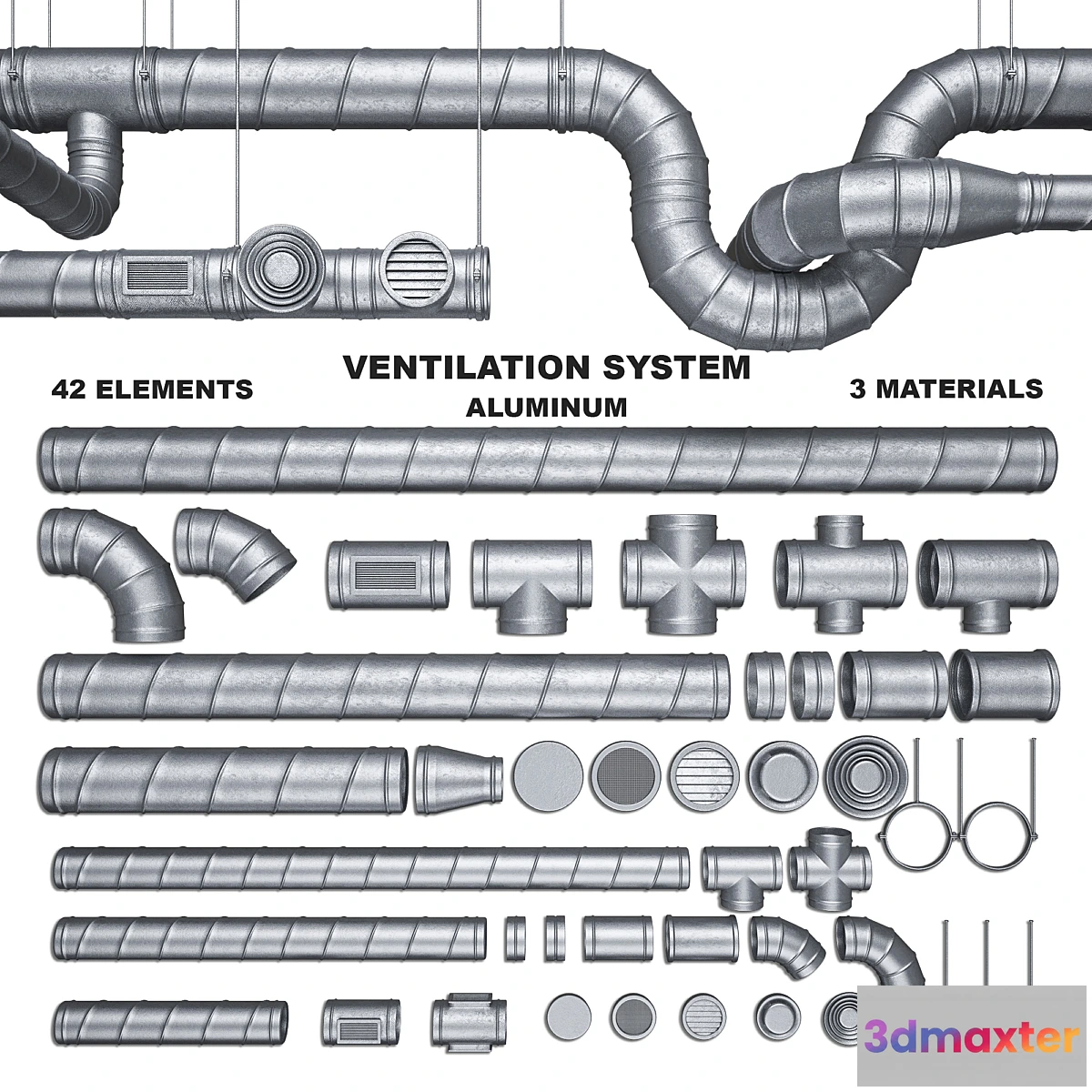 1323555 - Ventilation System 3D Max