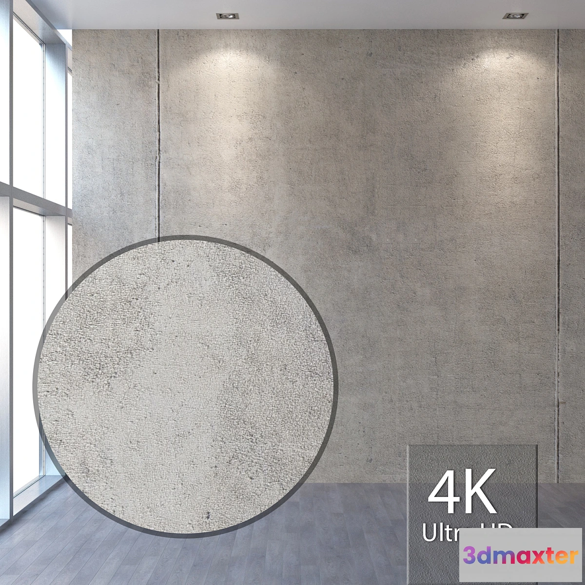 1324943 - Concrete wall 457 3D Max