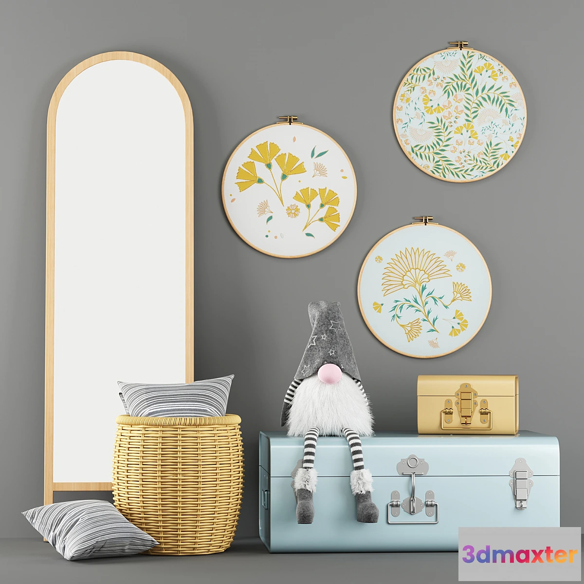 1325718 - Decorative set for the children’s room La Redoute 3D Max