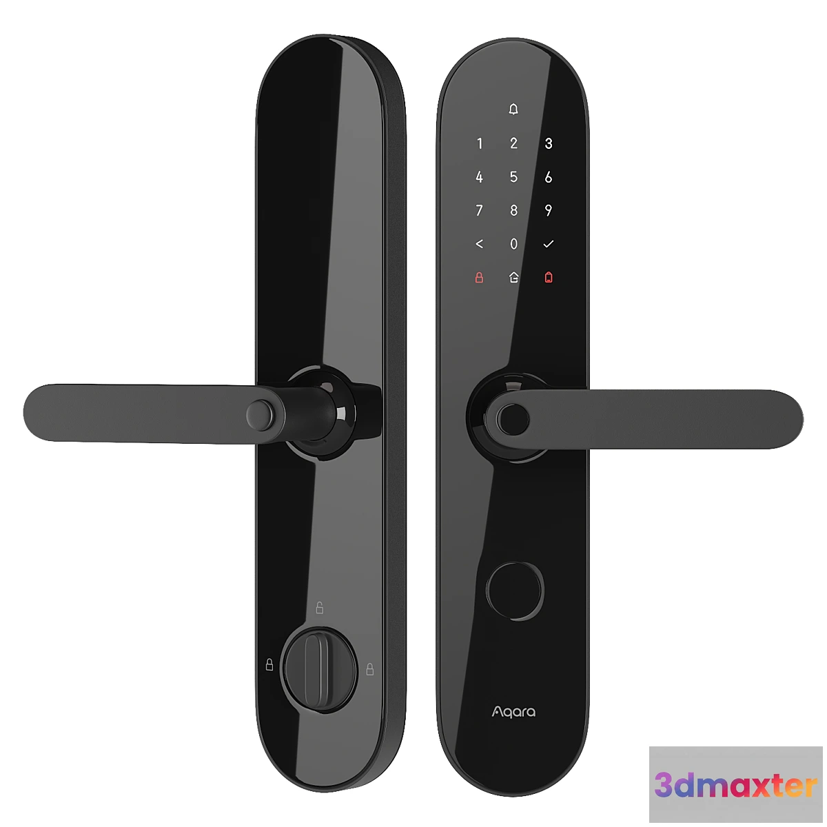 1326137 - Aqara N100 Zigbee smart door lock - No.2 3D Max