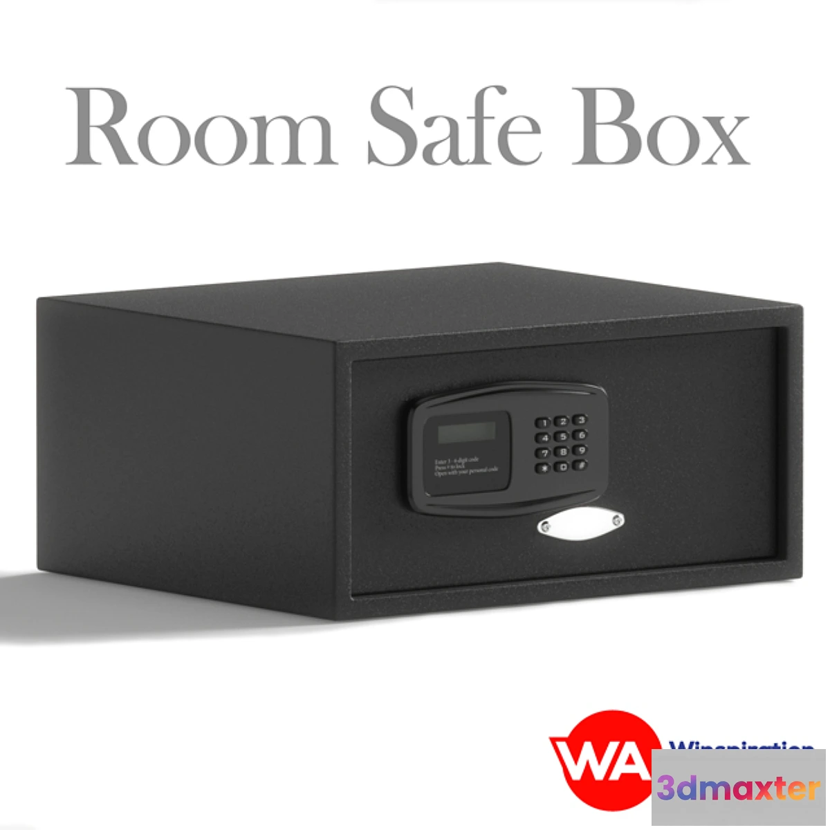 1326901 - Room Safe Box (WA1029B) 3D Max