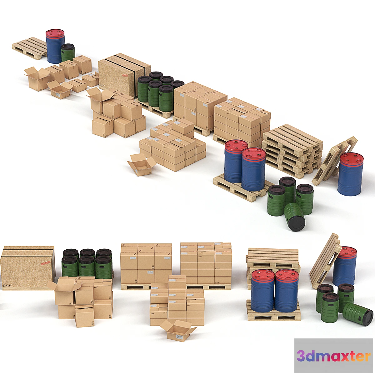 1327694 - Warehouse kit 3D Max