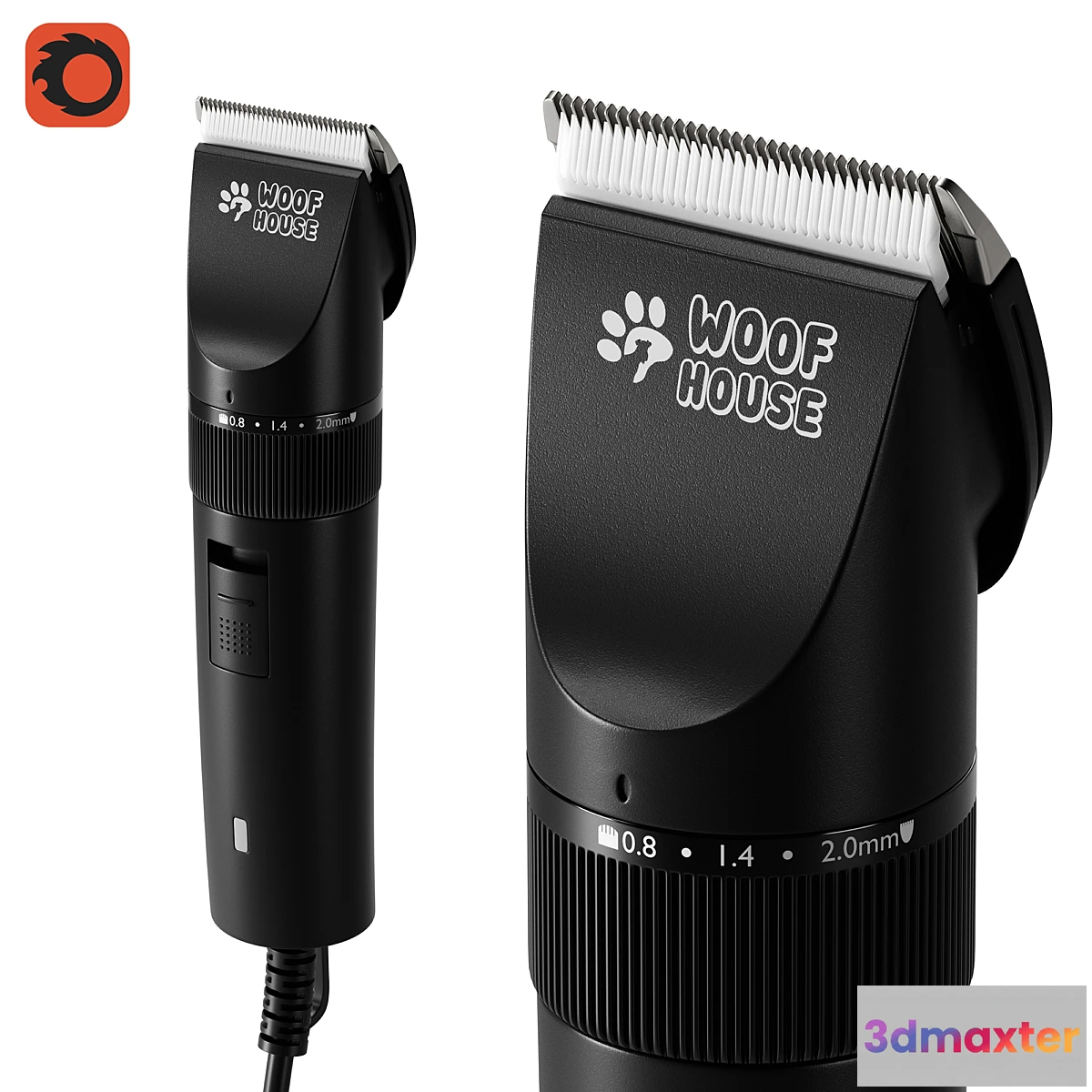 1328174 - Hair clipper 3D Max