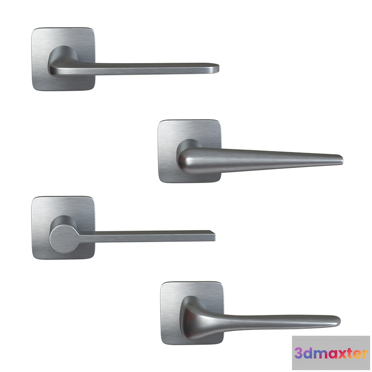 1328249 - Door handles COLOMBO 3D Max