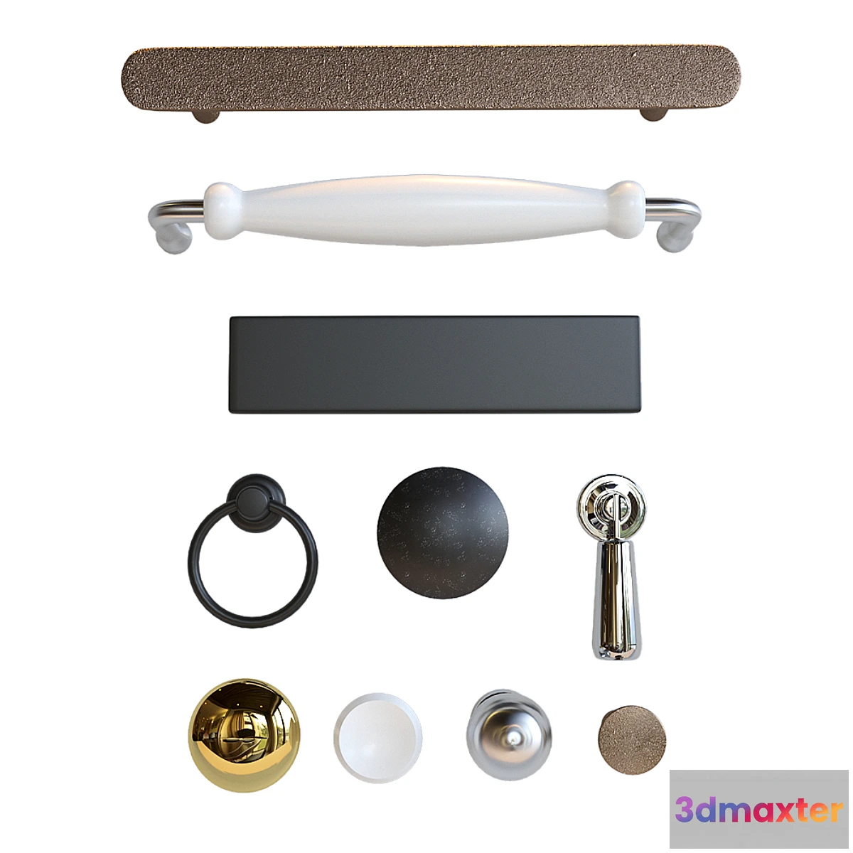 1332294 - Furniture handles Ikea 3D Max