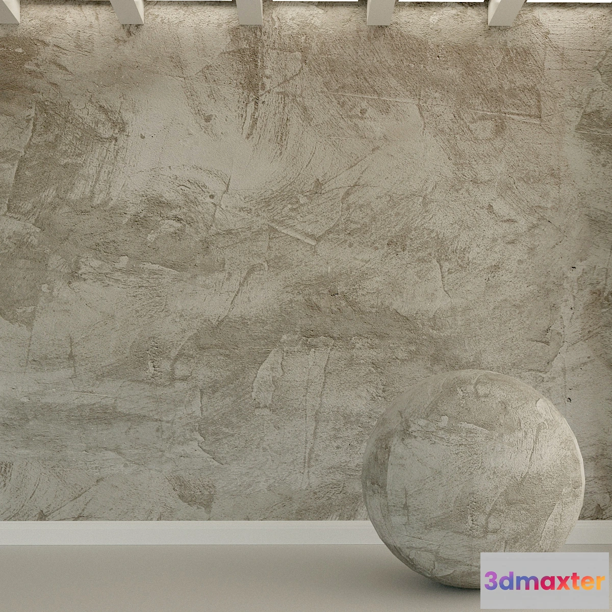 1332921 - Concrete wall. Old concrete. 94 3D Max