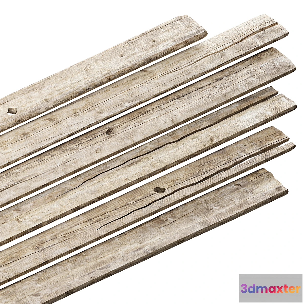 1334429 - set of old boards 4 3D Max