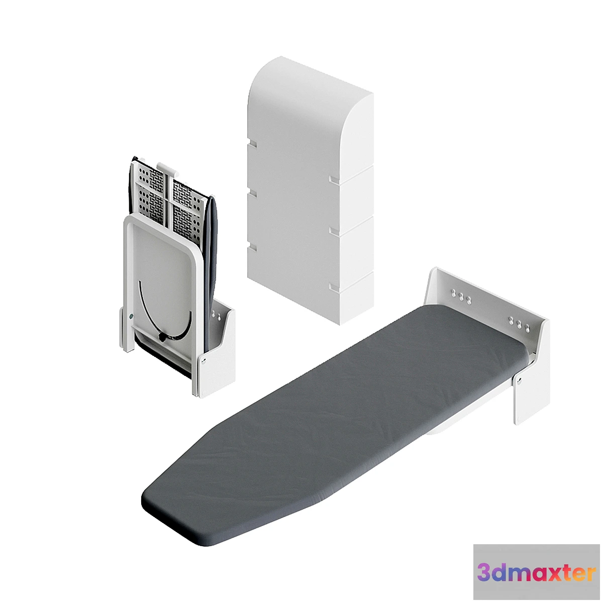1337825 - Foldable Wall Mounted Ironing Board - No.2 3D Max