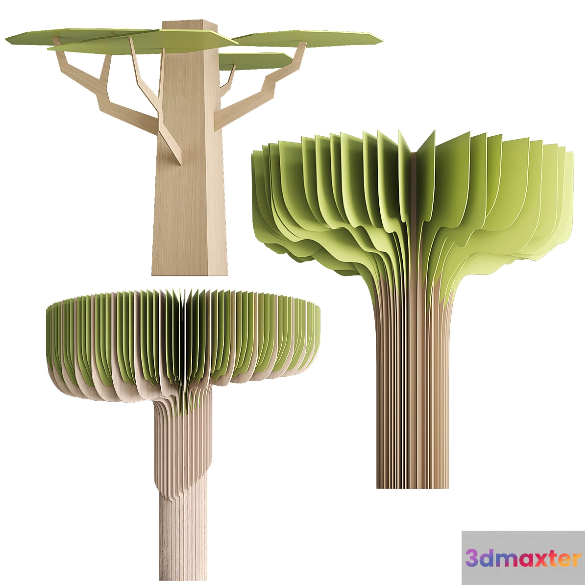 1342150 - Trees for the play area - No.2 3D Max
