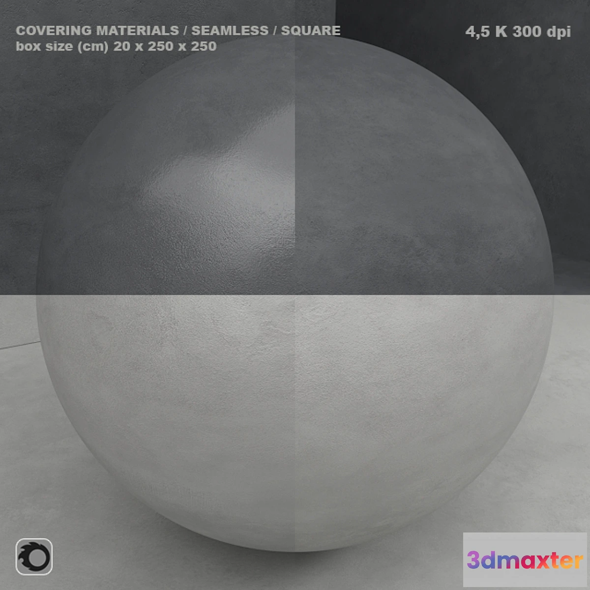 1343944 - Material (seamless) - microconcrete concrete plaster set 80 3D Max