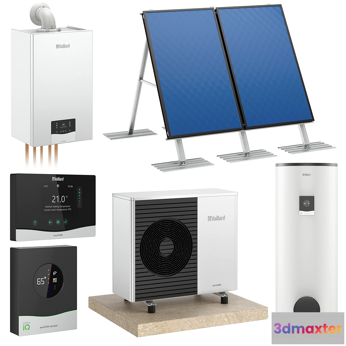 1346035 - Vaillant home heating kit 3D Max