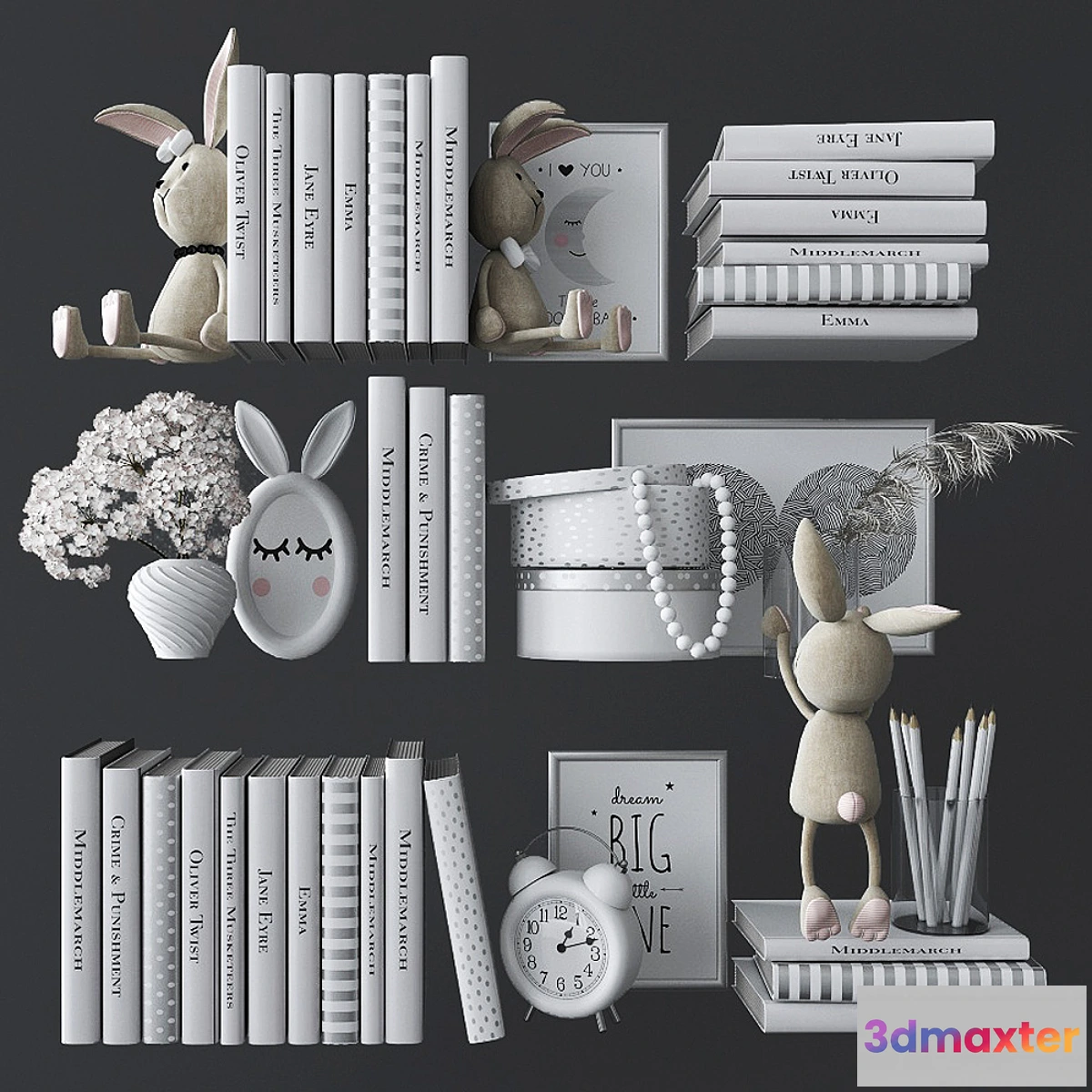 1347584 - Decorative set in the nursery 4 3D Max