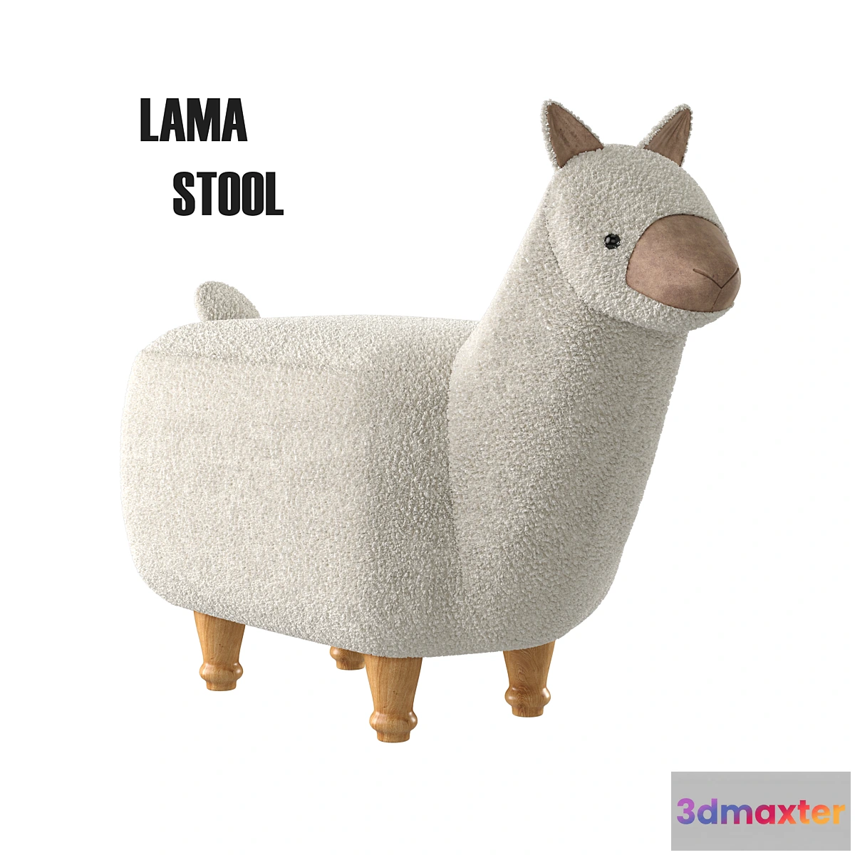 1348052 - Pouf in the nursery Llama from Apollo 3D Max