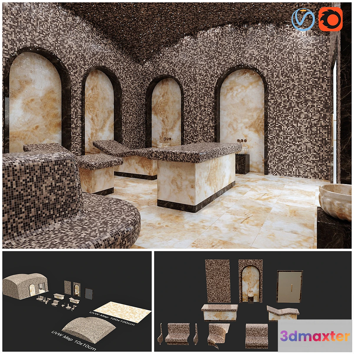 1349246 - Hamam set 3D Max