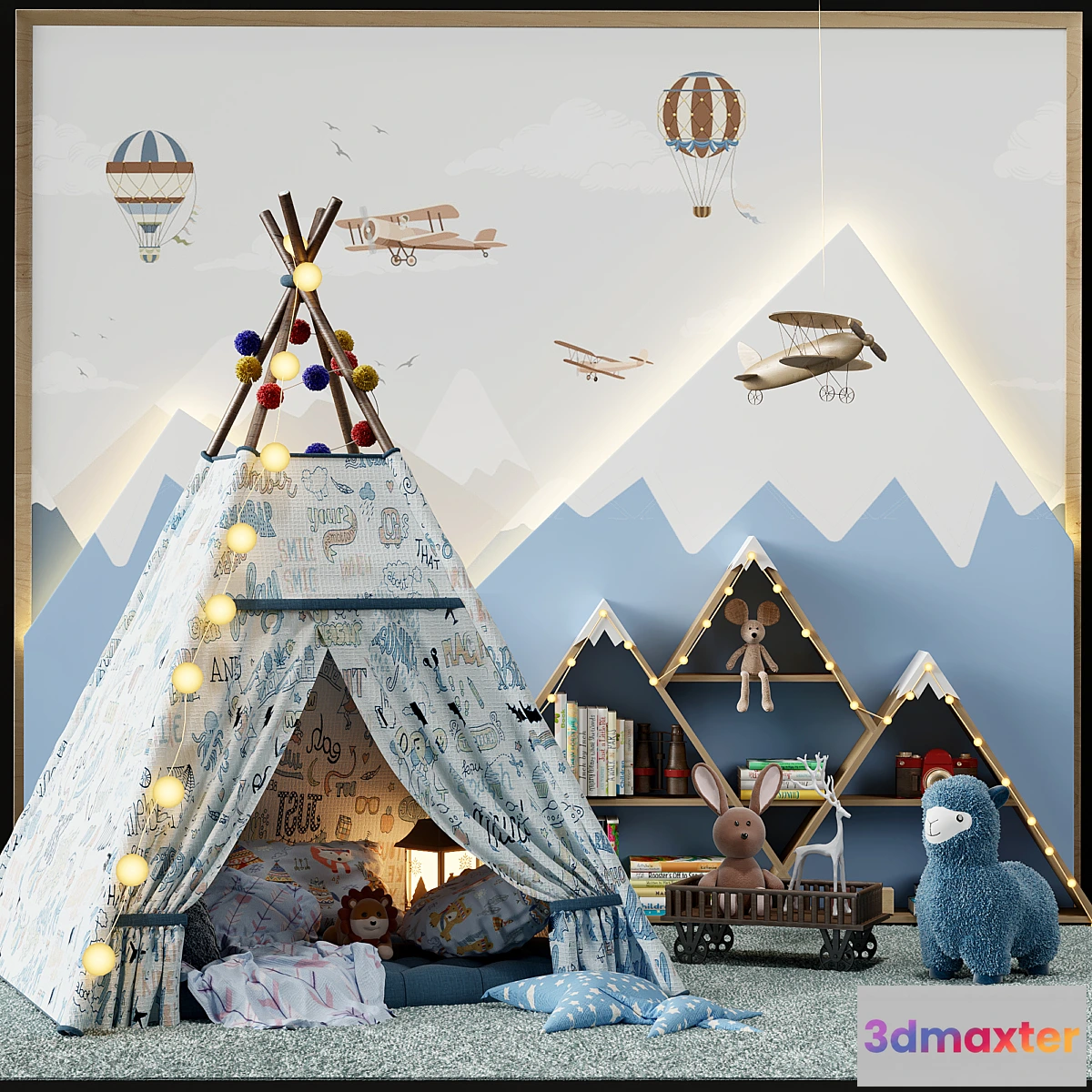 1349743 - Сhildroom decor vol4 3D Max