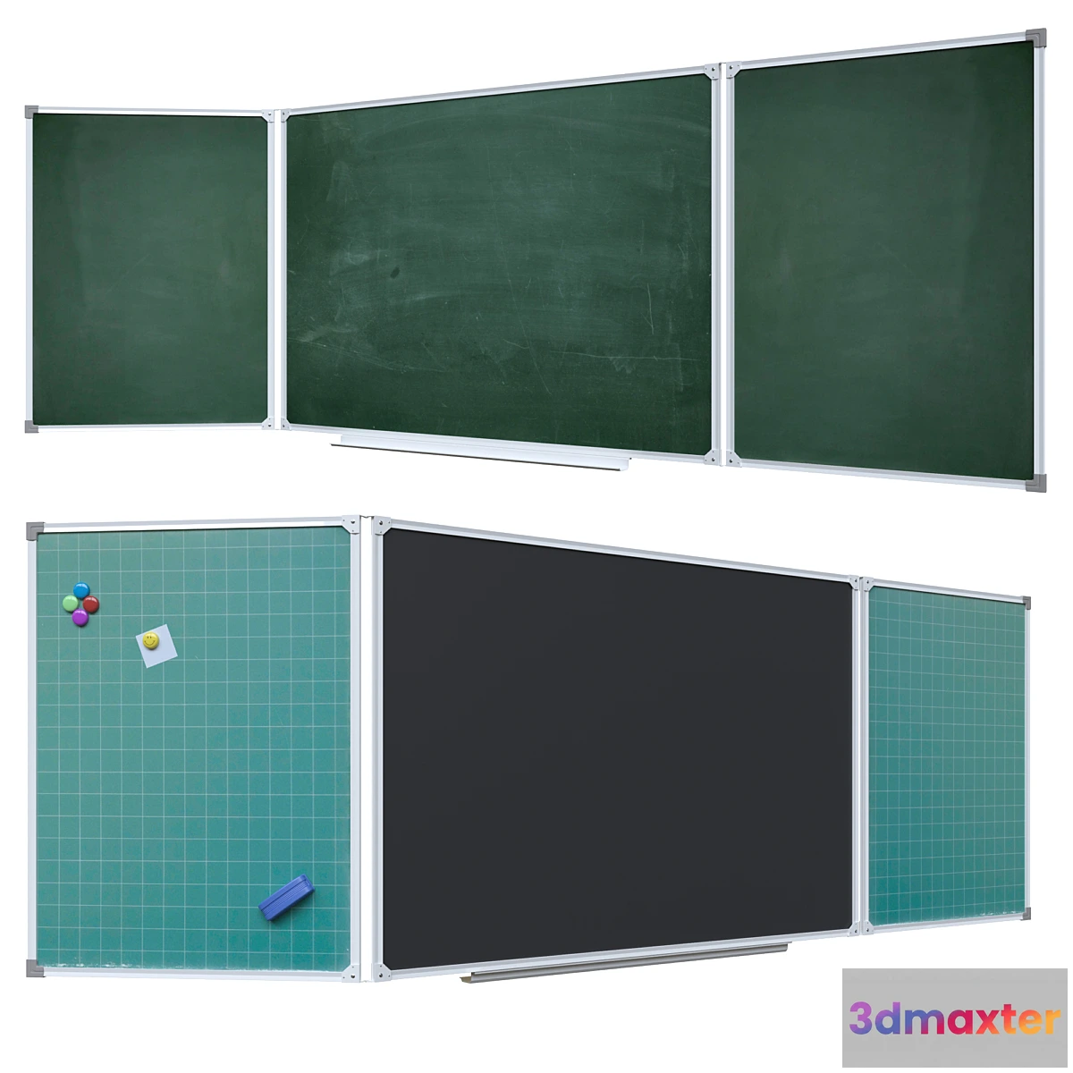 1351902 - school chalk board 3D Max