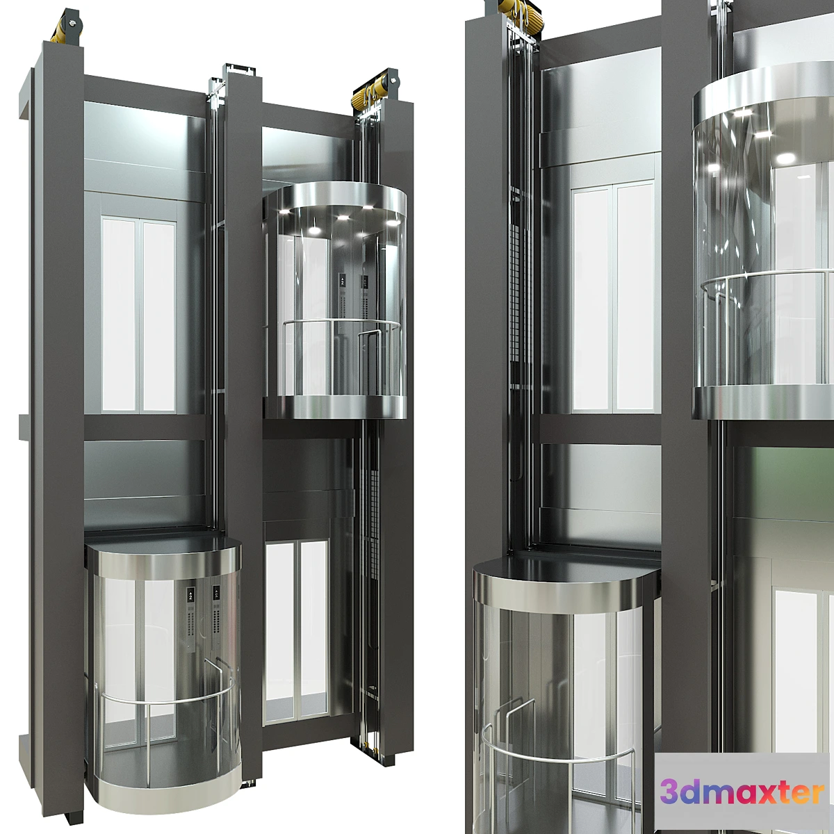 1354877 - Panoramic elevator 3D Max