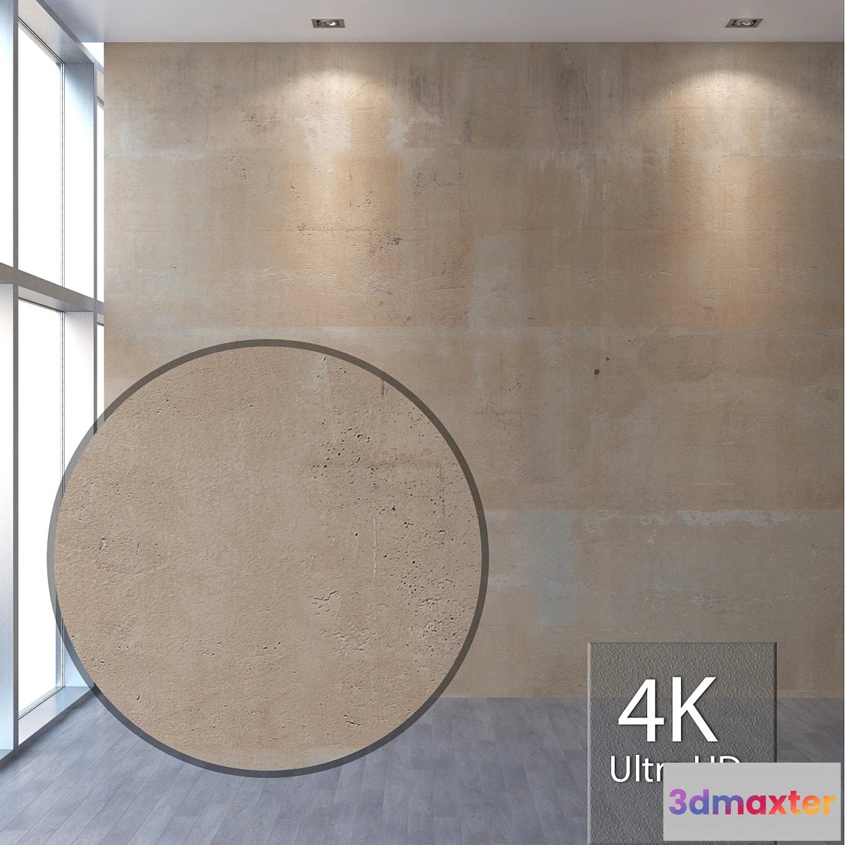 1439830 - Concrete wall 390 3D Max