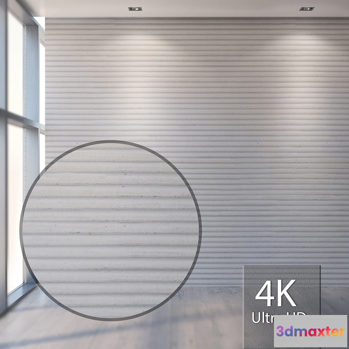 1440344 - Fluted wall 822 3D Max