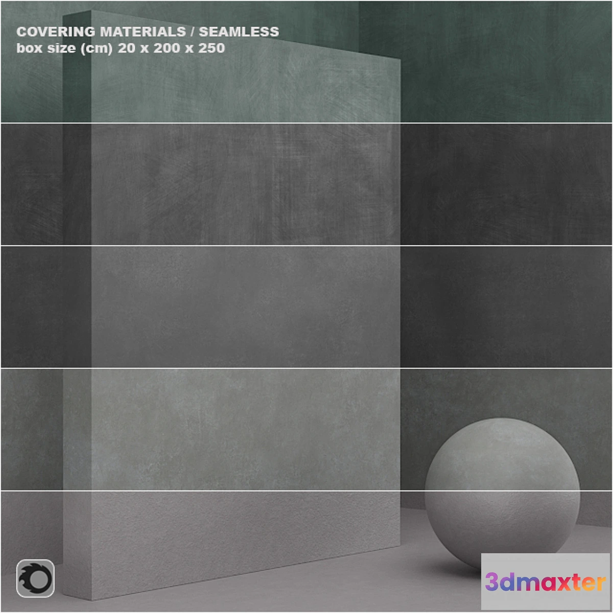 1444506 - Material (seamless) - coating plaster set 38 3D Max