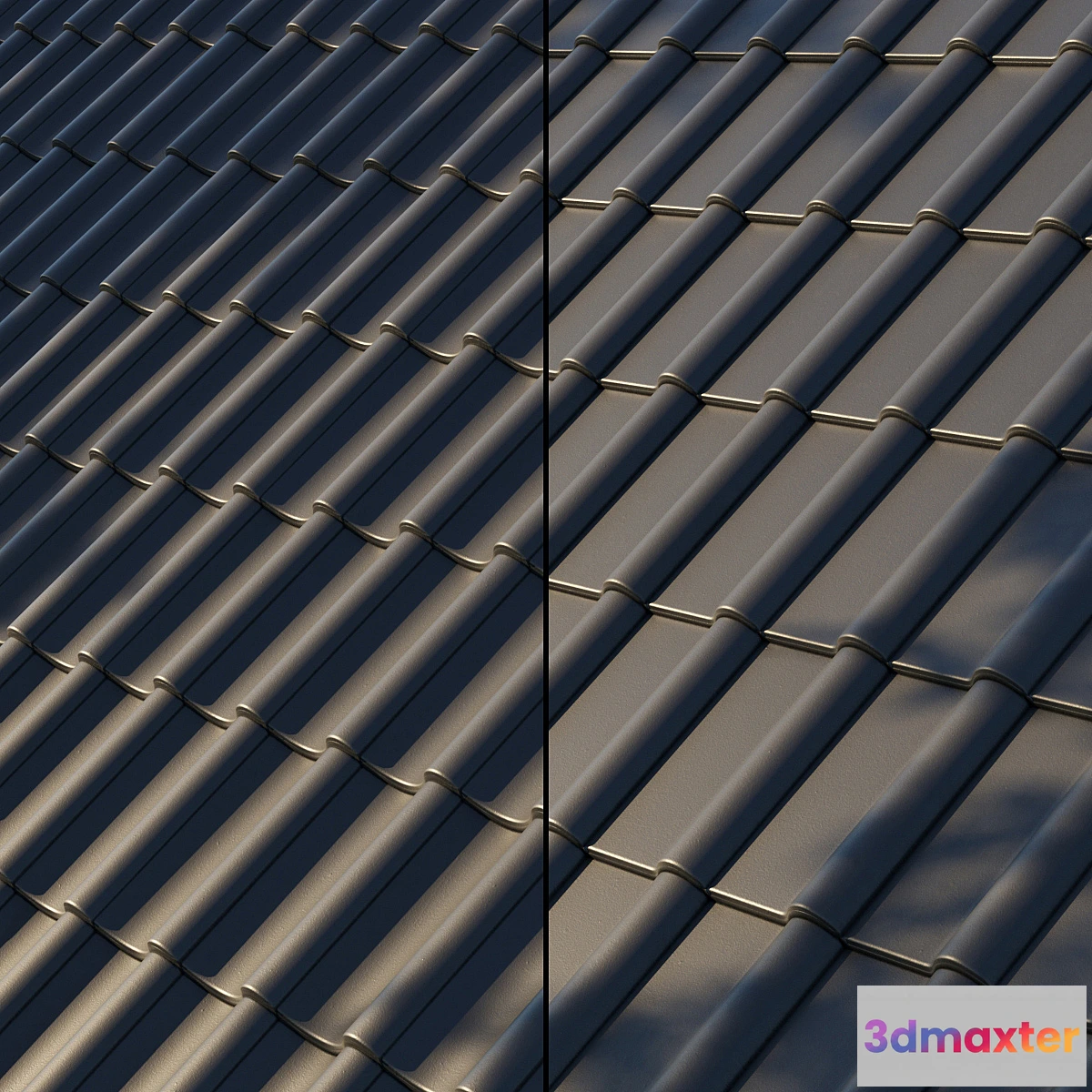 1445214 - Roof Tiles 3D Max