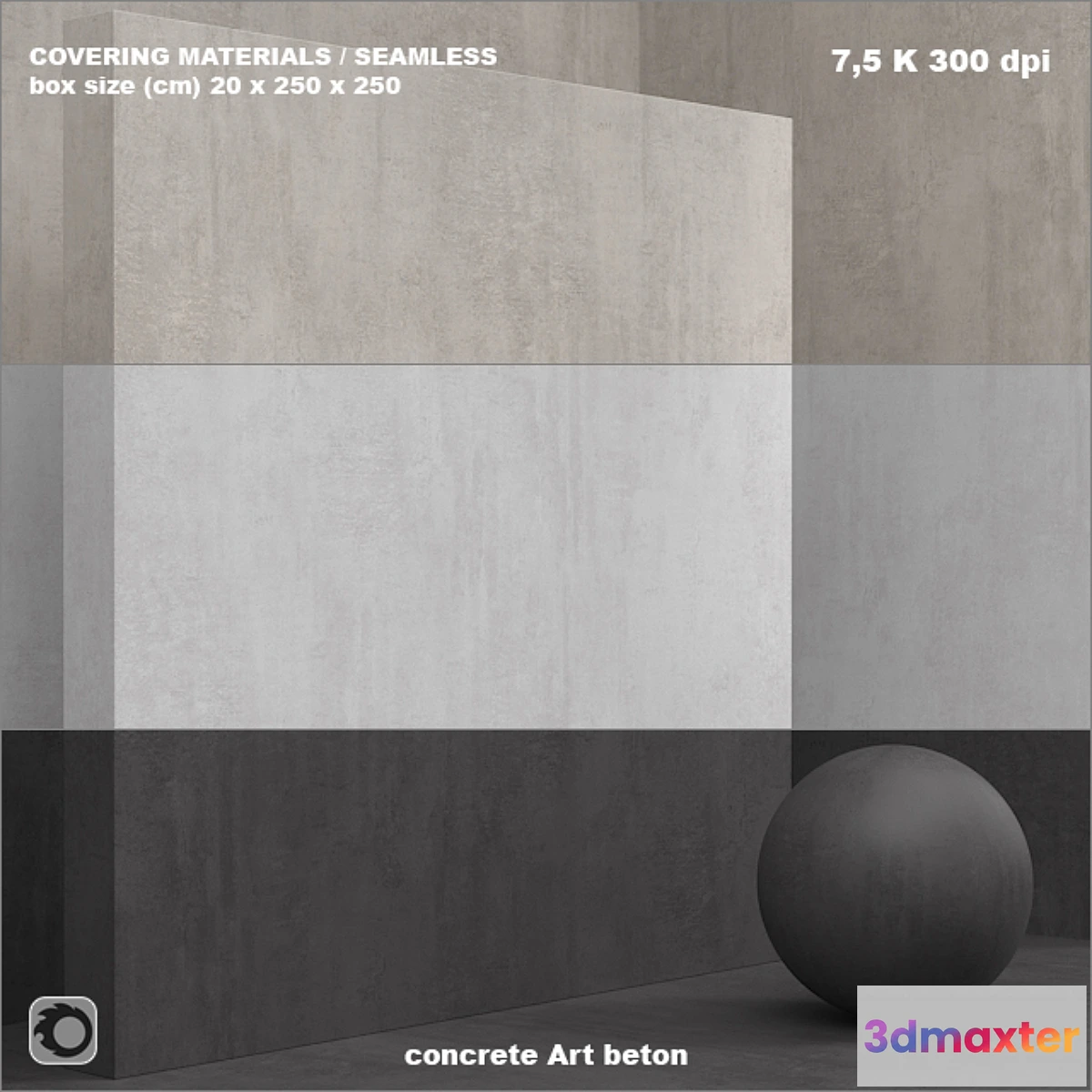 1445648 - Material (seamless) - microconcrete concrete plaster set 69 3D Max