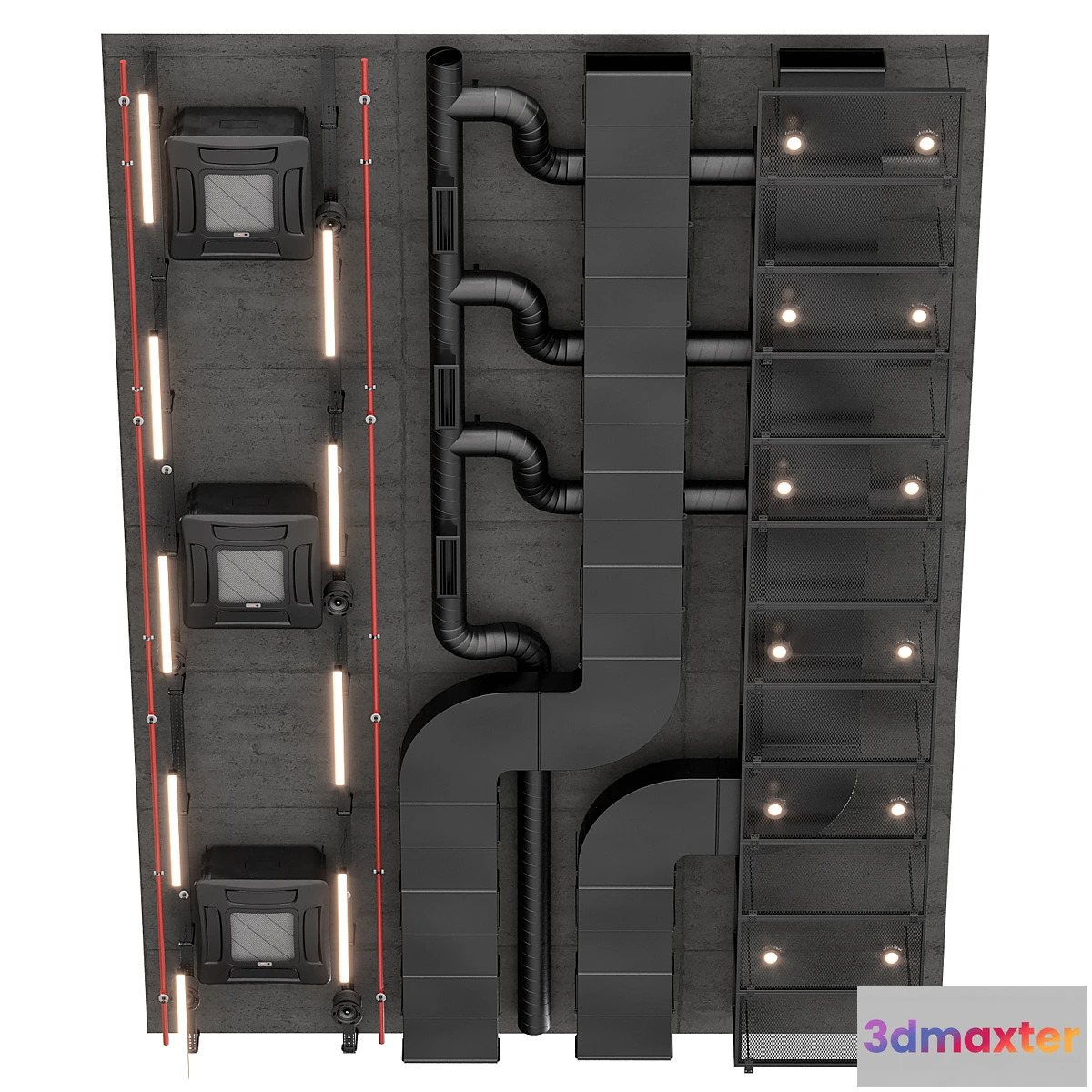 1447960 - Industrial ceiling 3D Max