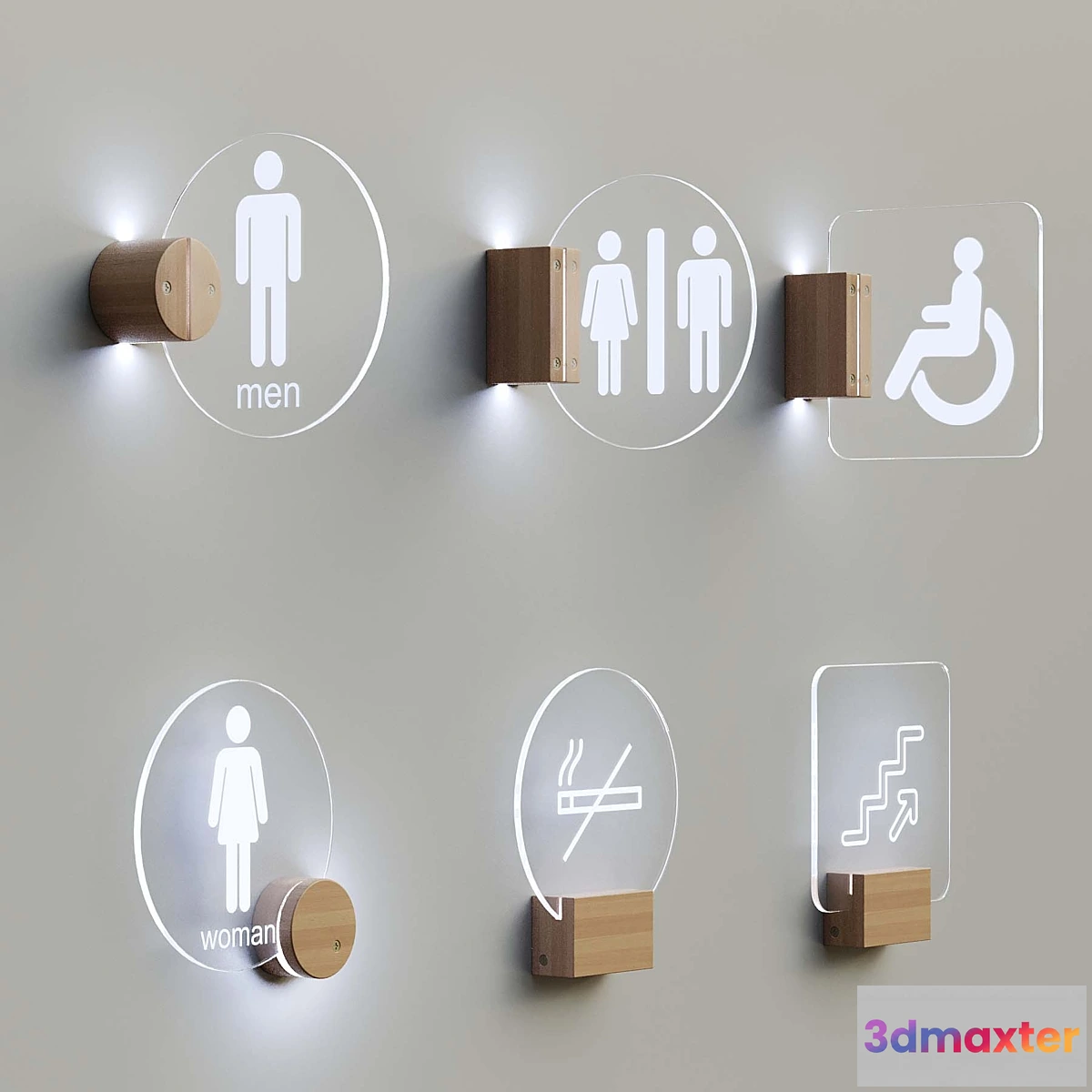 1449046 - interior sign 3D Max