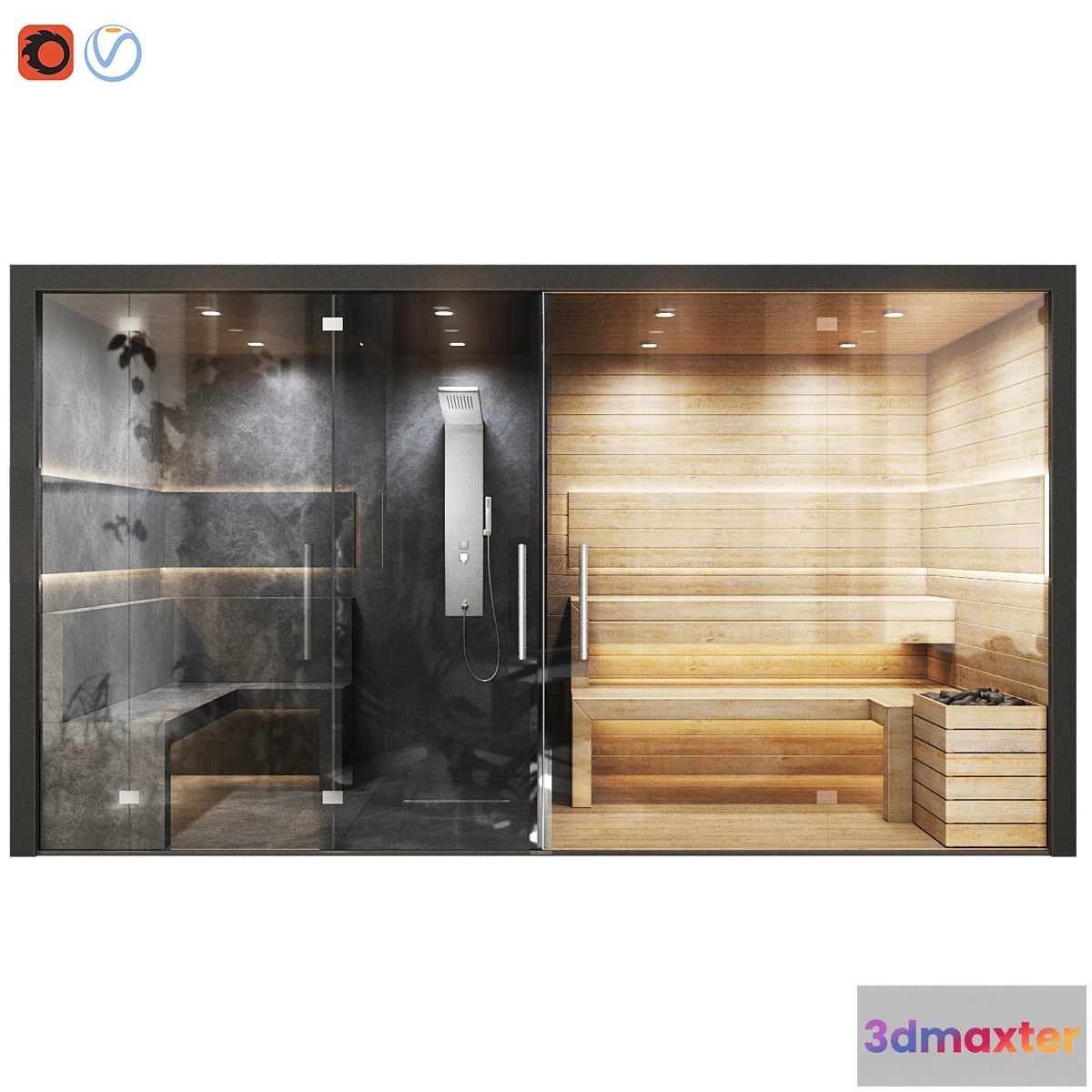 1449880 - Sauna 3D Max