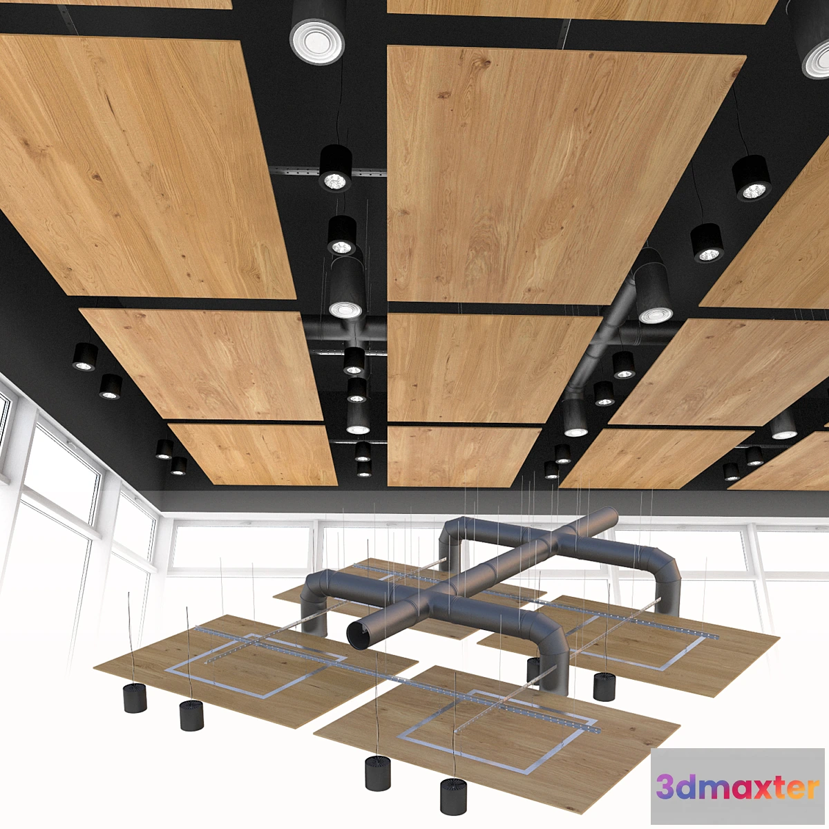 1449974 - False ceiling armstrong 3D Max