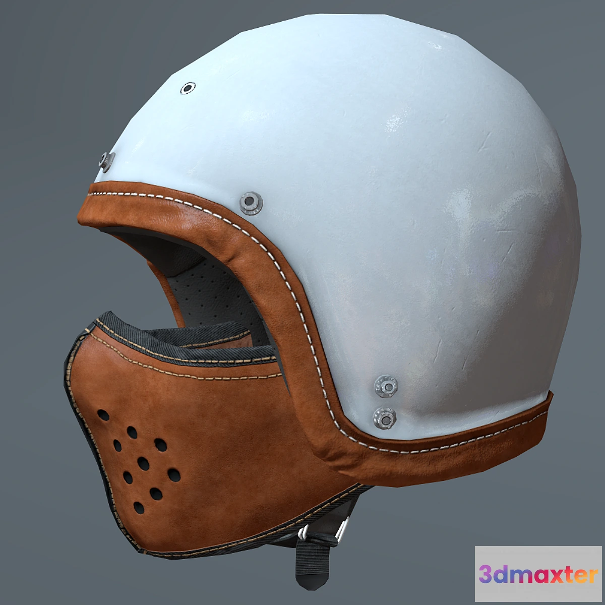 1450372 - Motorcycle helmet and mask 3D Max