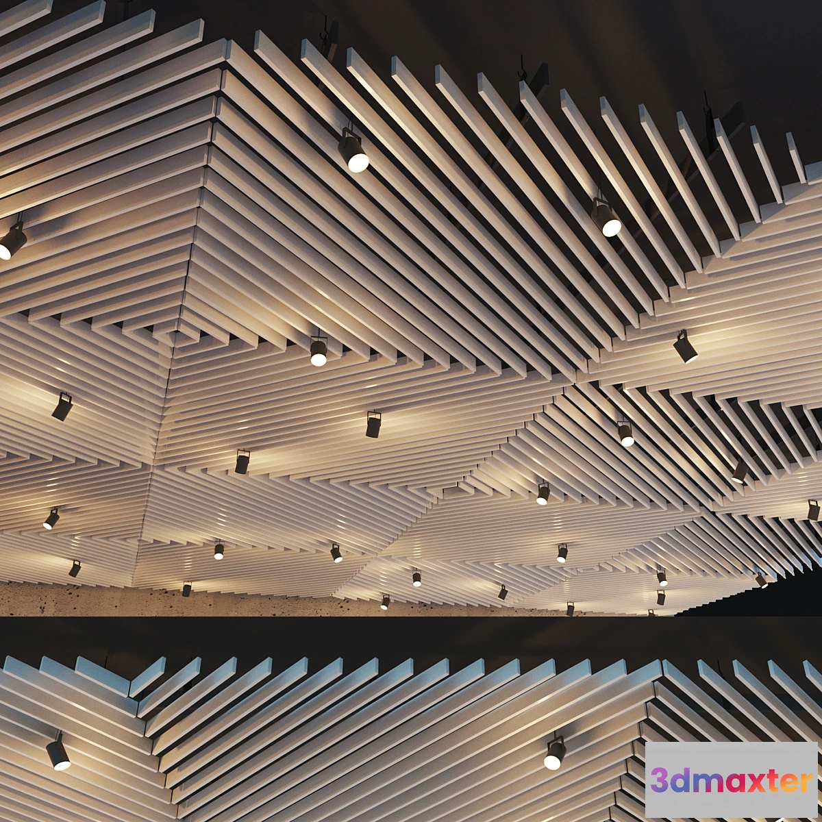 1450558 - False ceiling rack. 21 3D Max