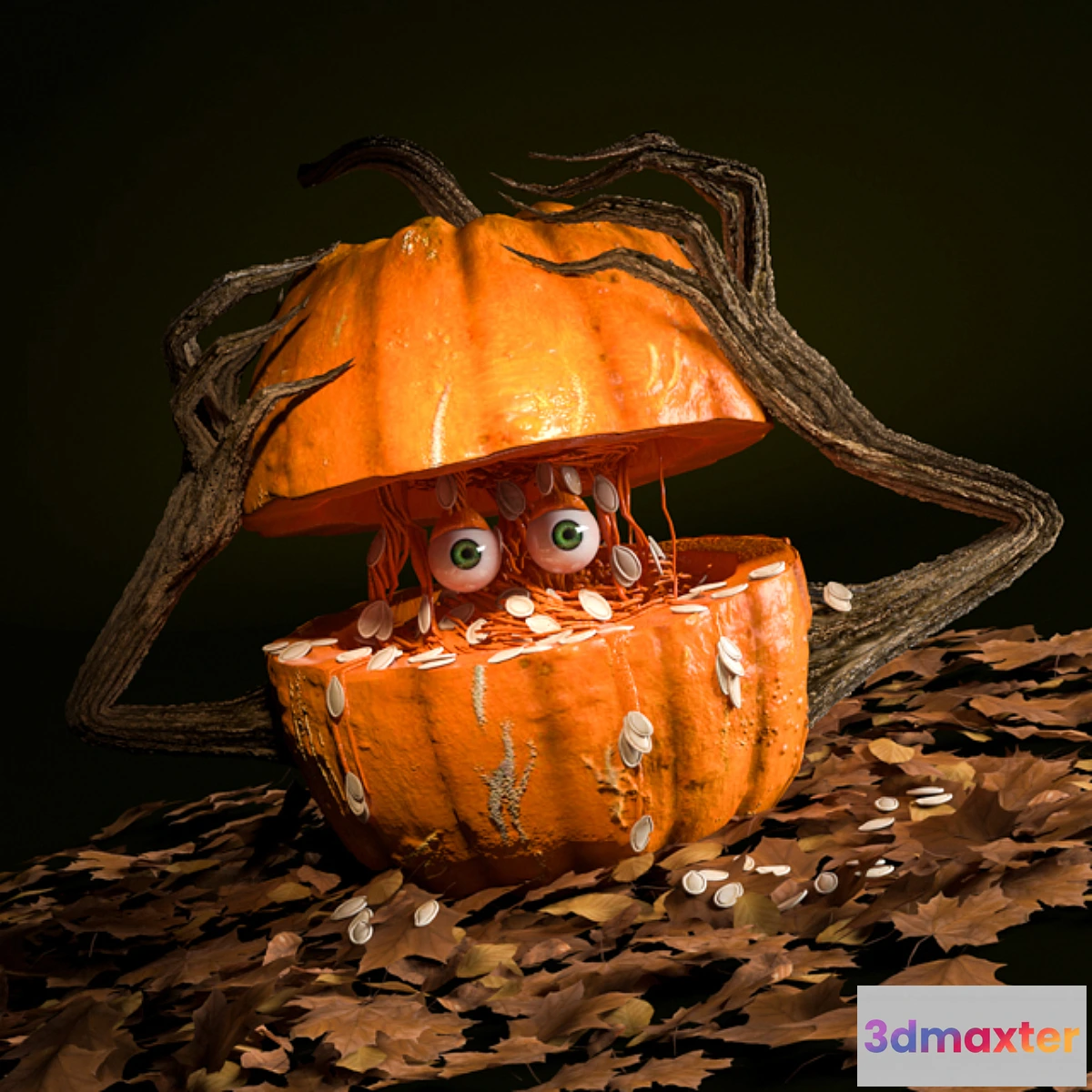 1452218 - Pumpkin Monster 3D Max