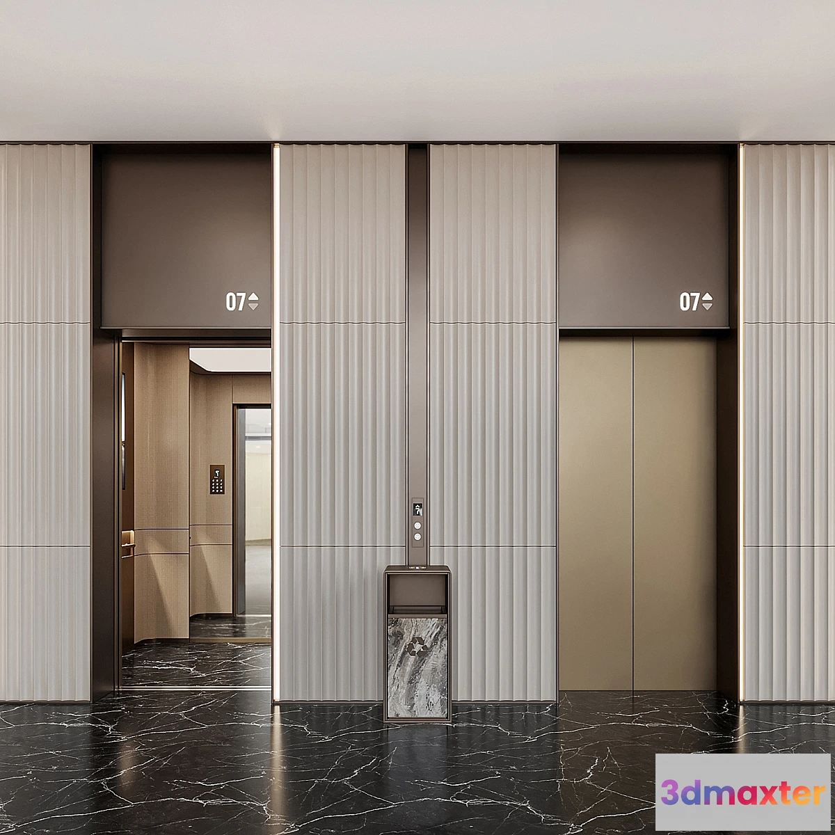 1452314 - Elevator Lobby Design 09 3D Max